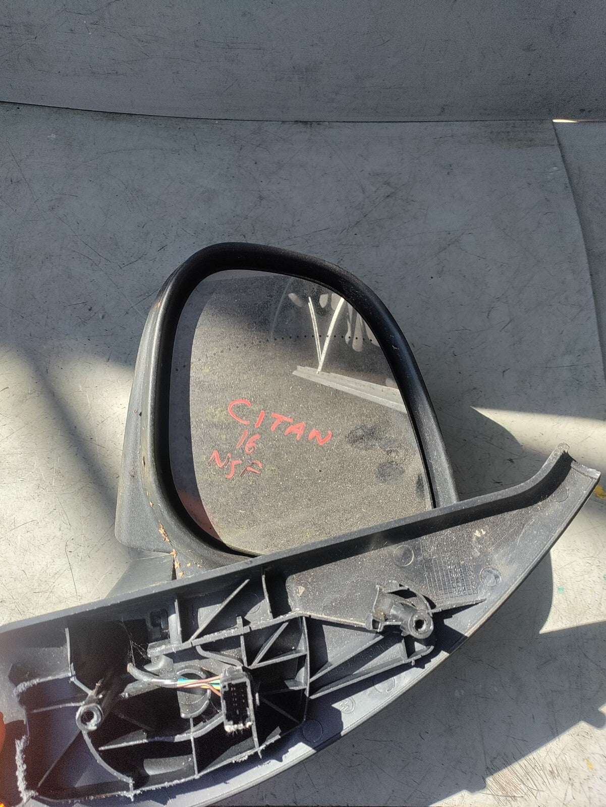 MERCEDES CITAN W415 2015 NS PASSENGER SIDE FRONT ELECTRIC MANUALFOLD WING MIRROR