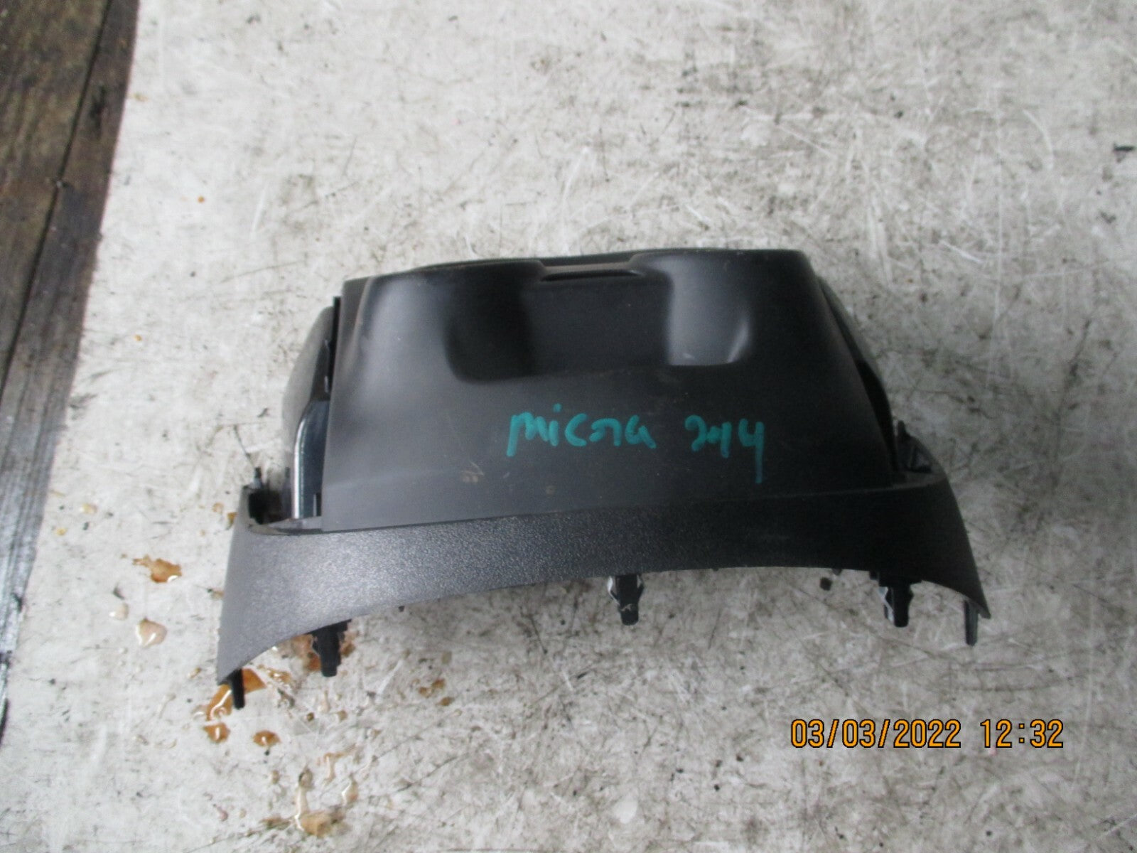 NISSAN MICRA K13 2014 HEATER CONTROLS COVER PANEL TRIM
