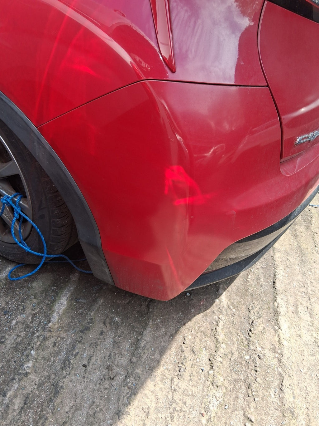 2016 HONDA CIVIC MK9 FACELIFT HATCHBACK COMPLETE REAR BUMPER MILANO RED R81