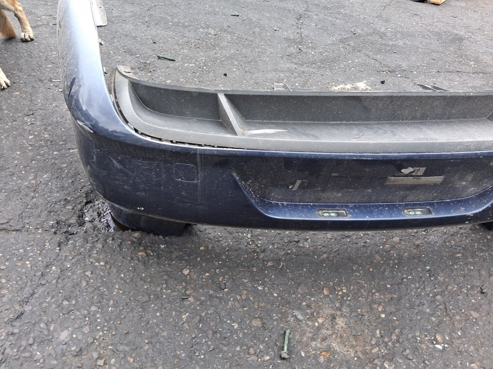 2014 VW VOLKSWAGEN PASSAT B7 SALOON COMPLETE REAR BUMPER BLUE