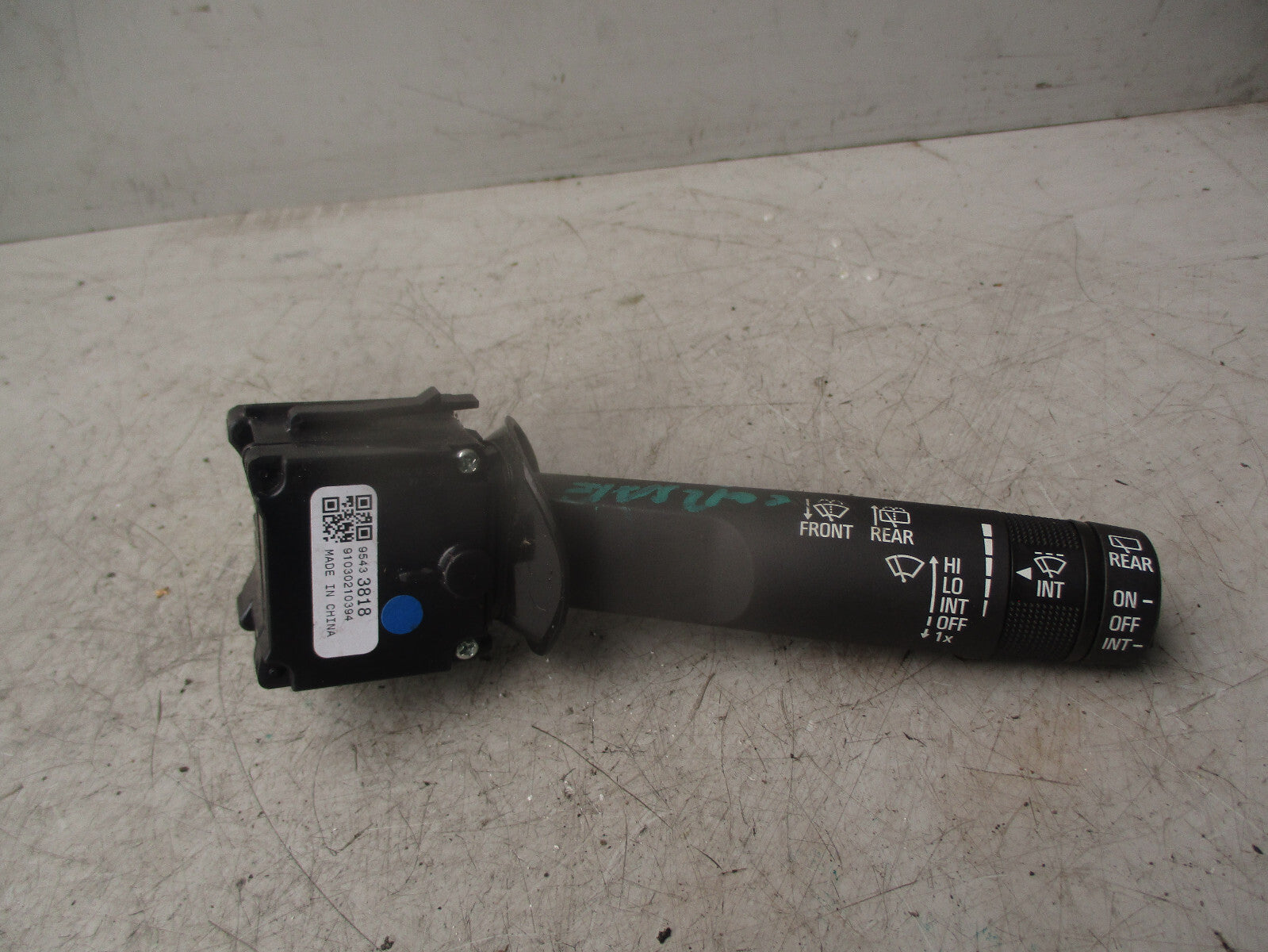 2019 VAUXHALL CORSA E WINDSCREEN WIPER CONTROL ARM SWITCH STALK 95433818