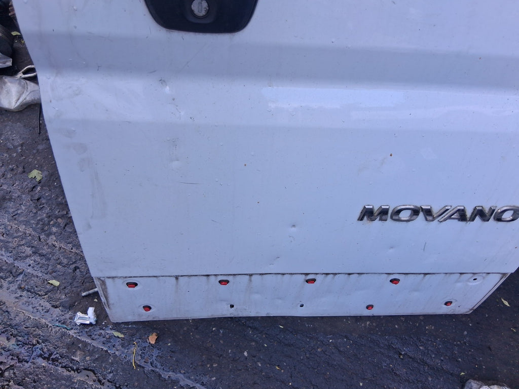 2023 VAUXHALL MOVANO C MK3 OSR DRIVER SIDE REAR DOOR WHITE