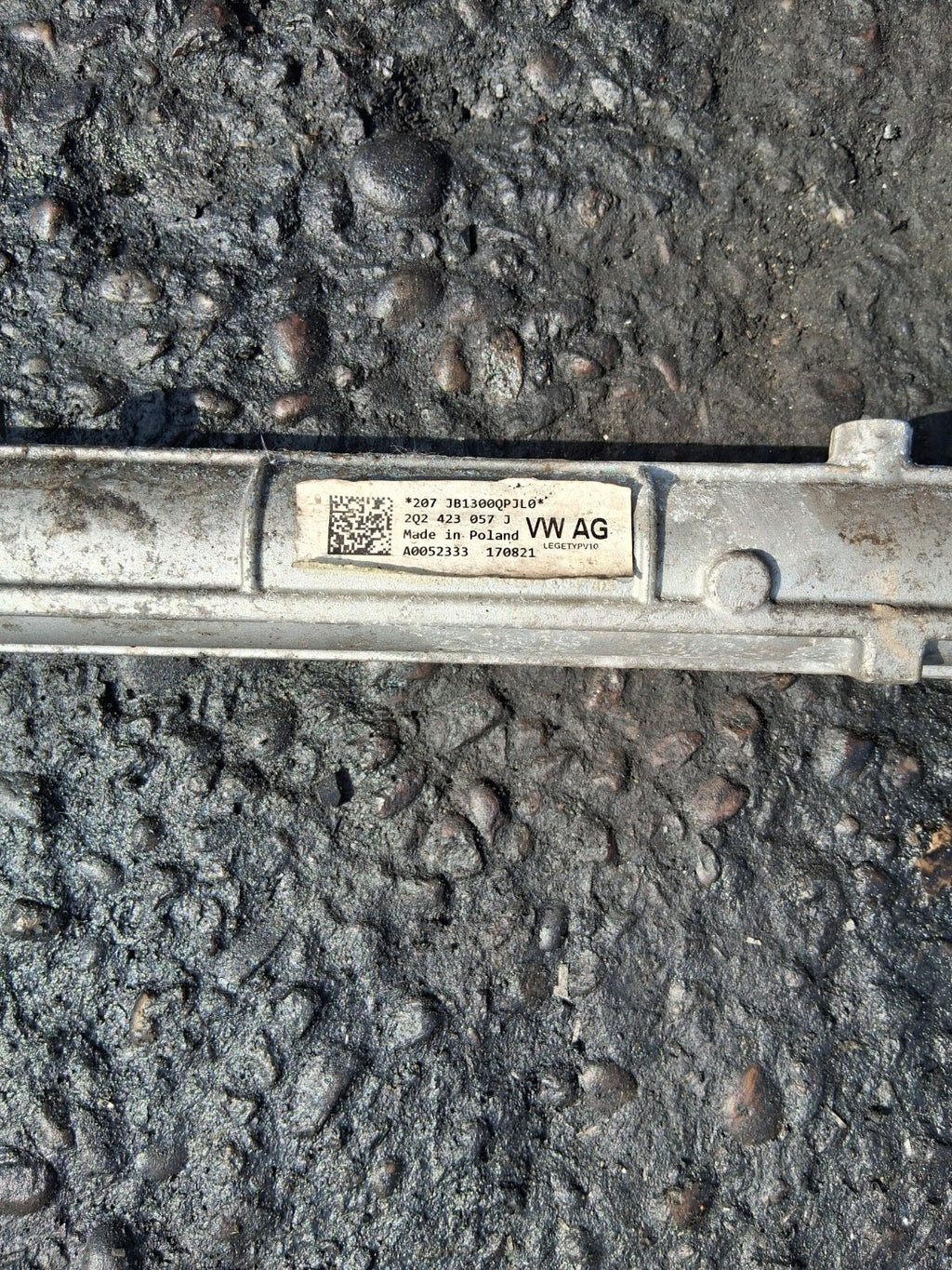 2021 VW VOLKSWAGEN T CROSS 1.0 PETROL POWER STEERING RACK 2Q2423057J