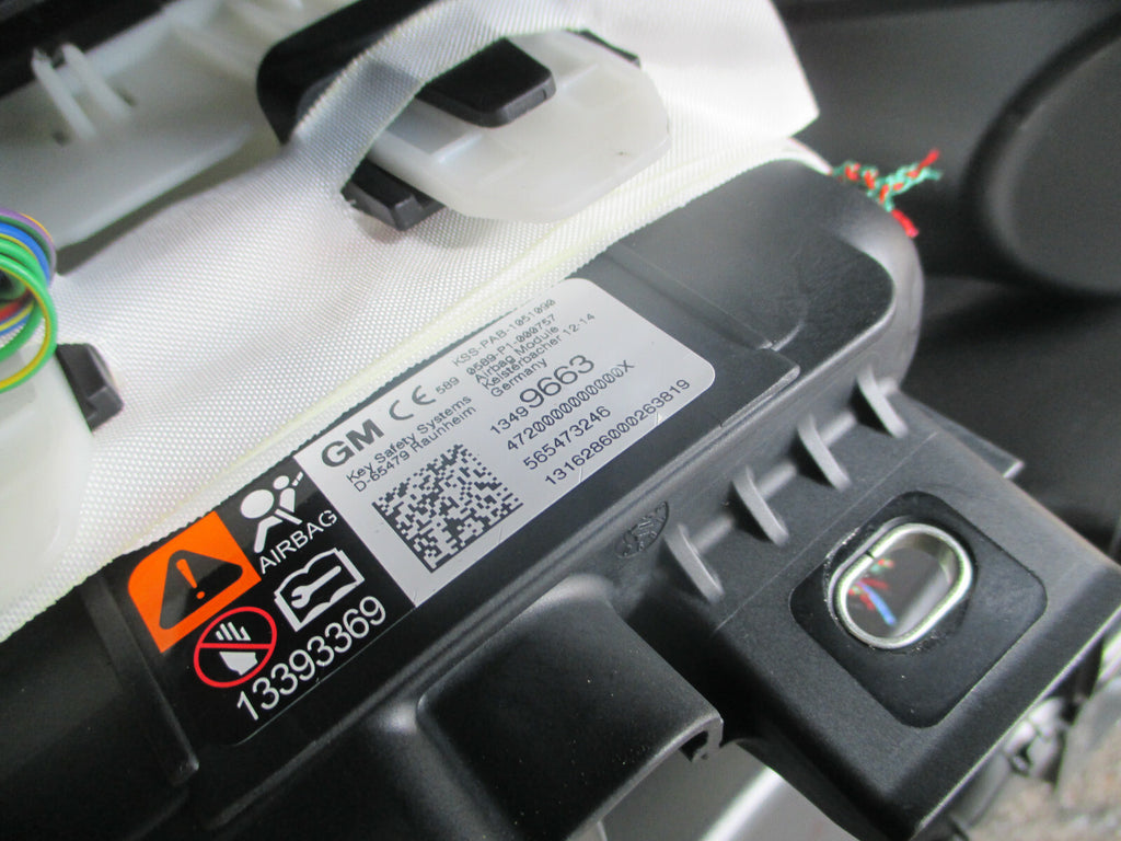 VAUXHALL ASTRA K MK7 DRIVER AIRBAG KIT DASH WITH ECU