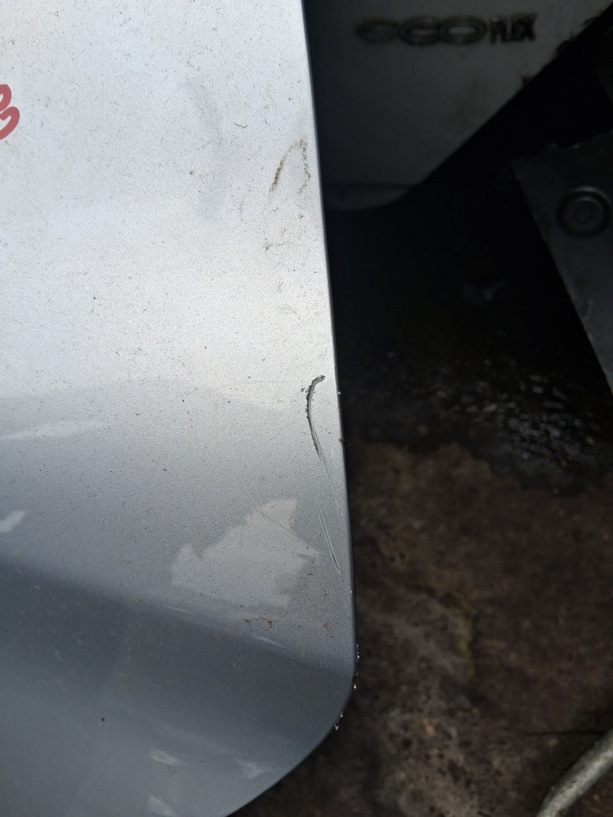 2012 PEUGEOT 208 NSR PASSENGER SIDE REAR LEFT COMPLETE DOOR SILVER