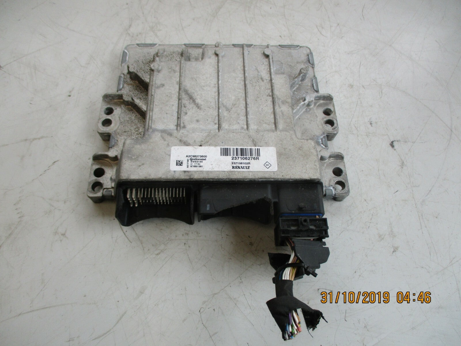 DACIA DUSTER 1.2 TCE MK1 ECU ENGINE CONTROL UNIT DAMAGED 237106276R 237106102R