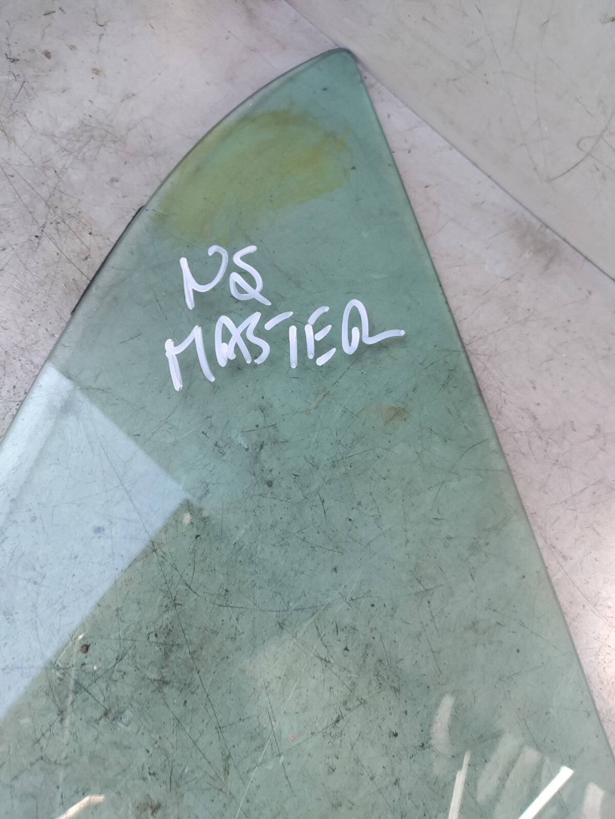 2023 RENAULT MASTER MK3 NS PASSENGER SIDE QUARTER GLASS