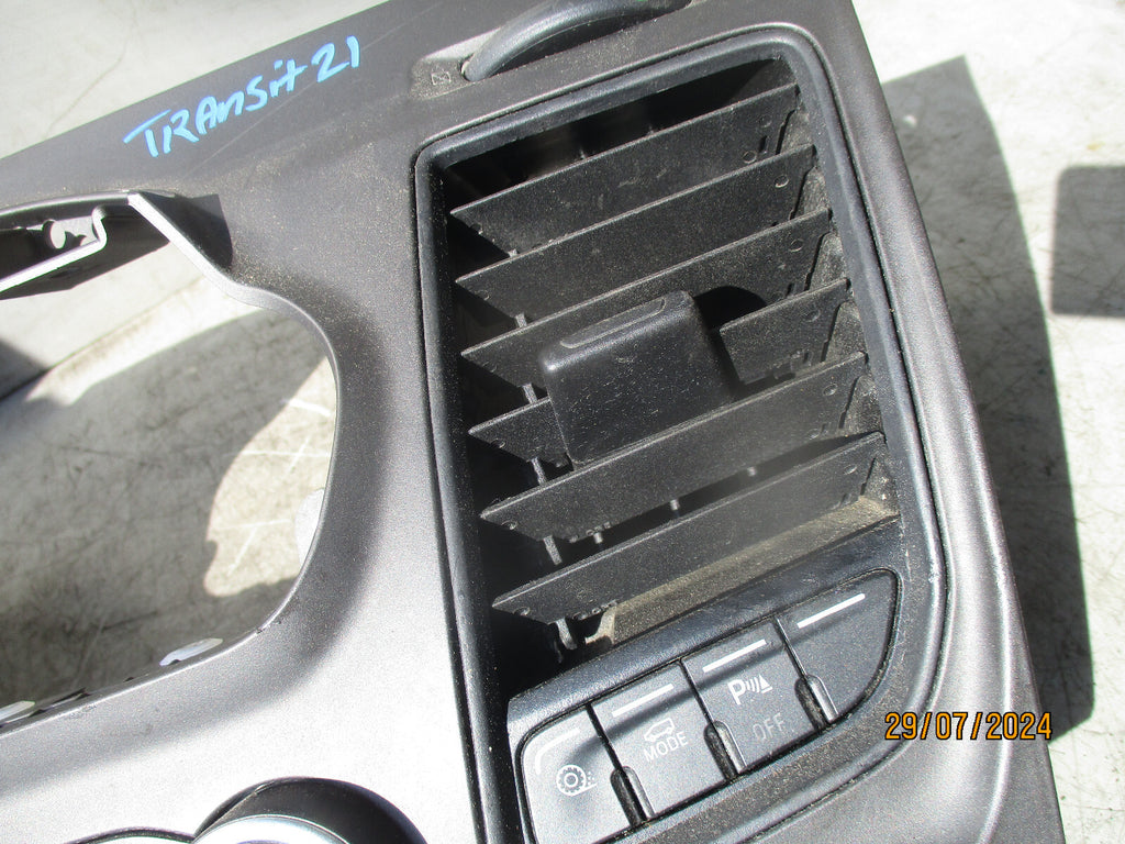 2021 FORD TRANSIT MK8 CUSTOM CLIMATE CONTROL SWITCH PANEL TRIM JK2118835BDW