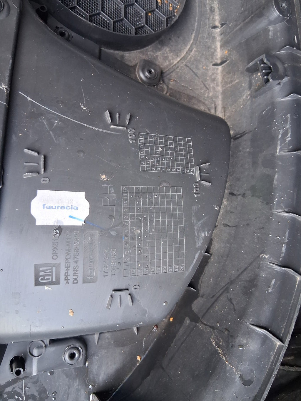 2018 VAUXHALL CROSSLAND OSR DRIVER SIDE REAR INNER DOOR CARD 1736209X