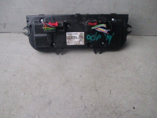 2019 VW GOLF AC HEATER CLIMATE CONTROL PANEL 5G0907426AQ