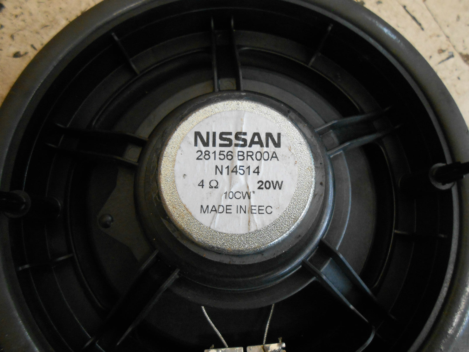 NISSAN NOTE E12 2015 OSR DRIVER SIDE REAR AUDIO SPEAKER DRIVER 28156BR00A