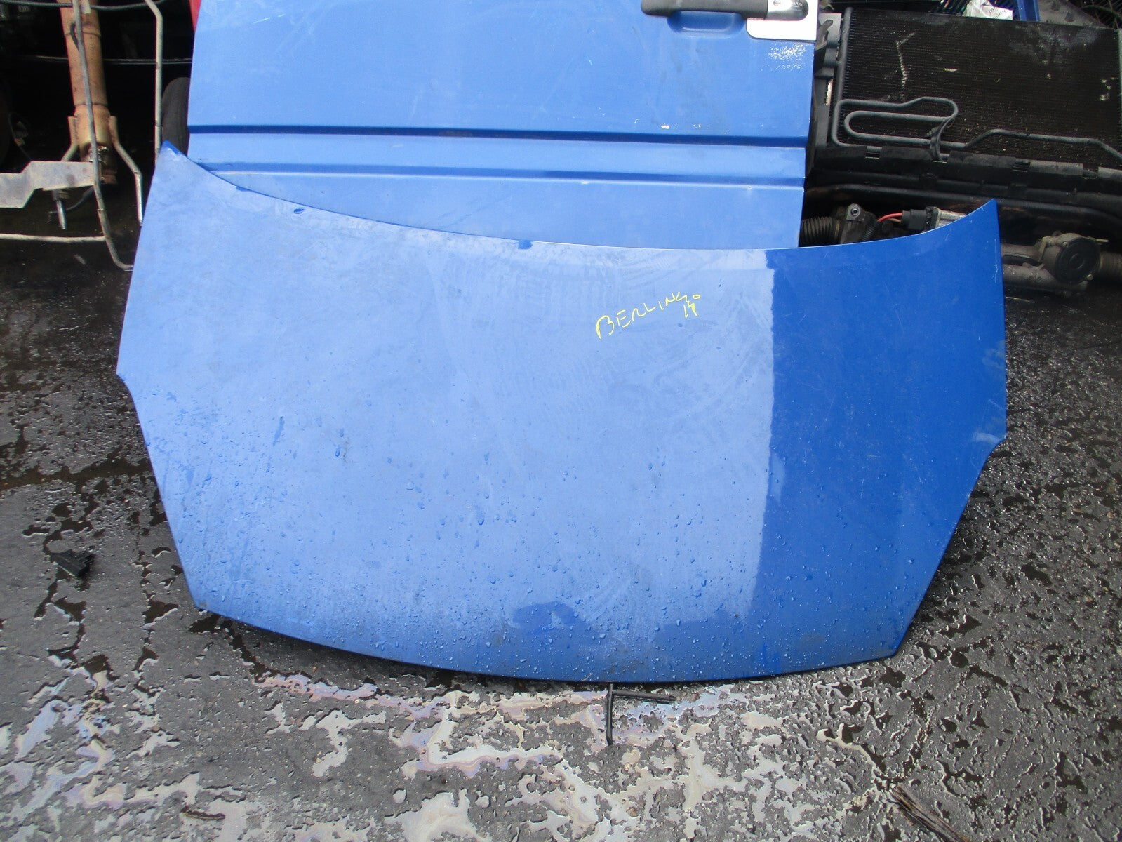 2014 CITROEN BERLINGO MK2 FRONT BONNET PANEL BLUE KPV