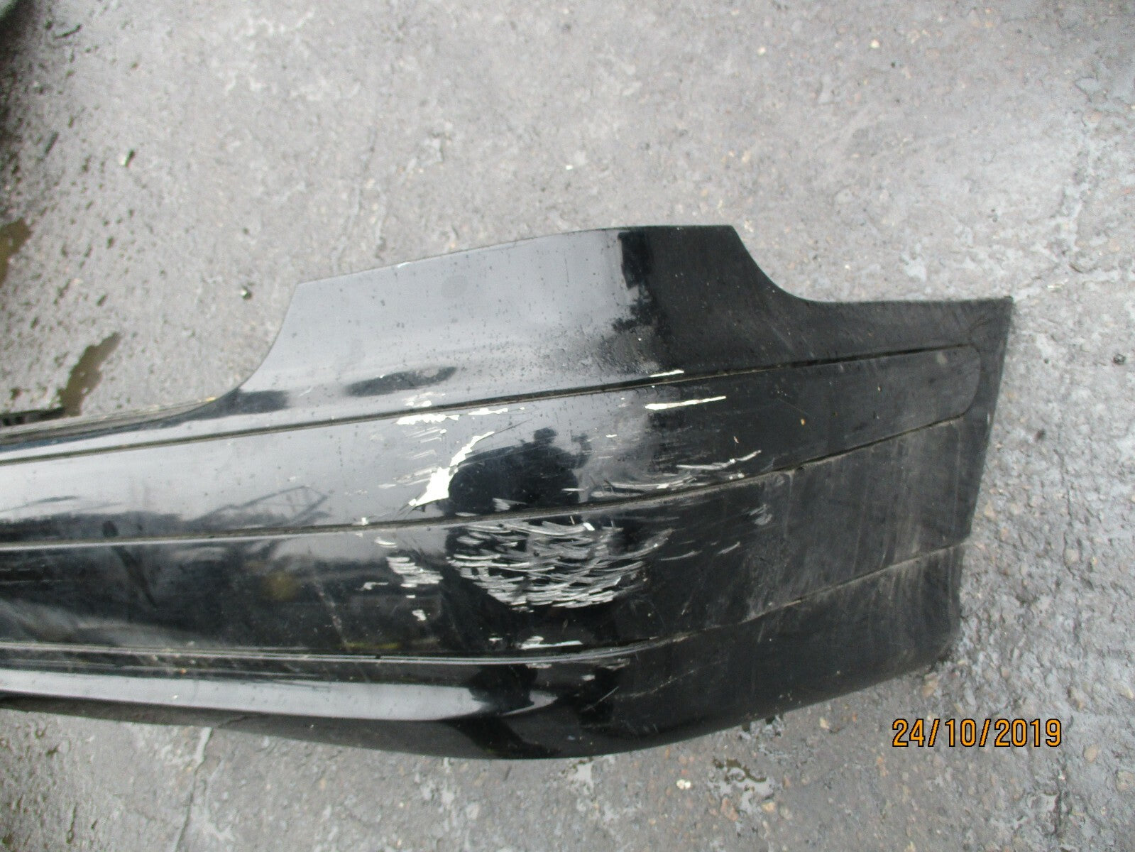 MERCEDES C CLASS W203 COMPLETE REAR BUMPER BLACK