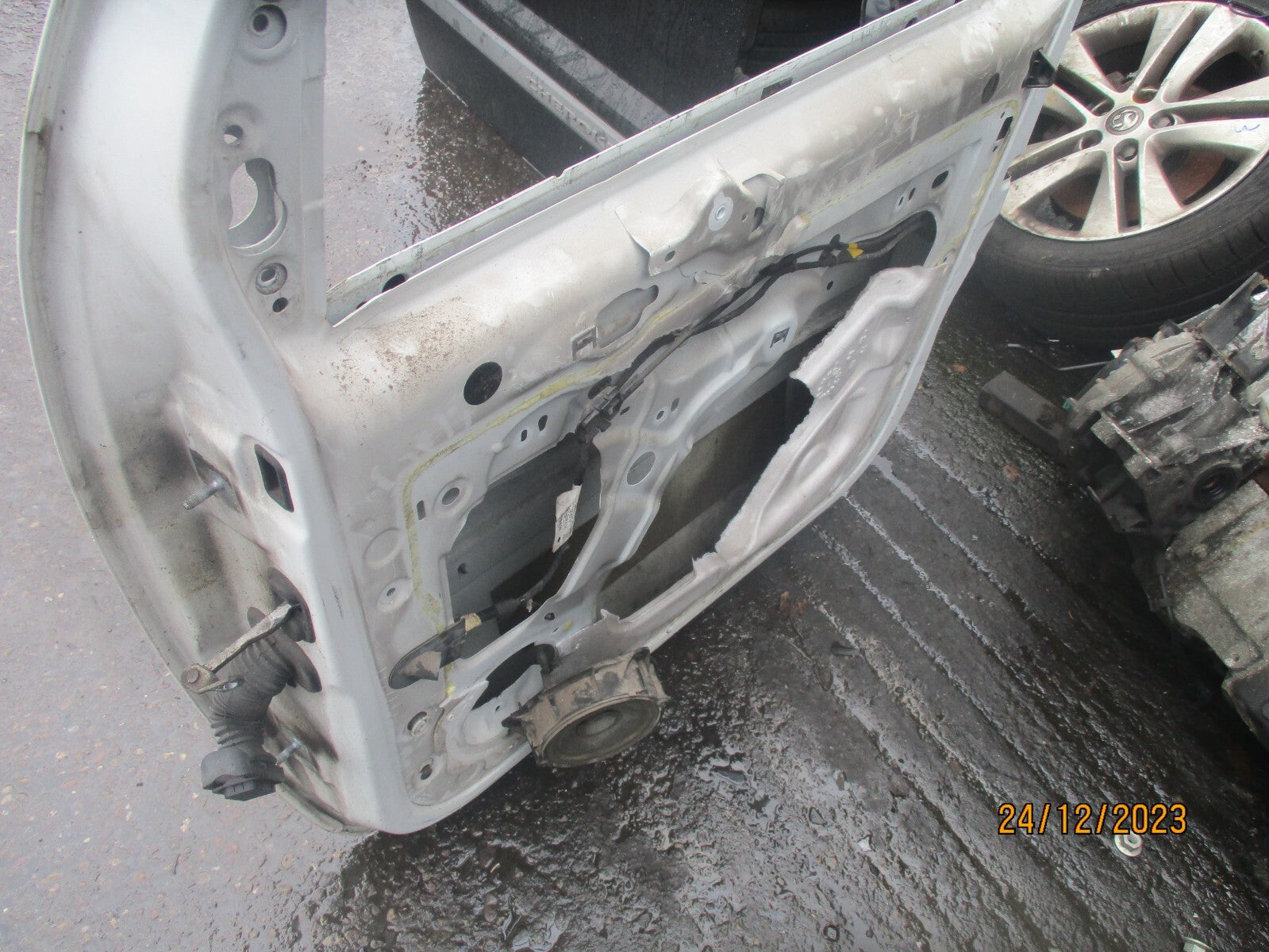2010 RENAULT KANGOO MK2 OSF DRIVER SIDE FRONT BARE DOOR WHITE