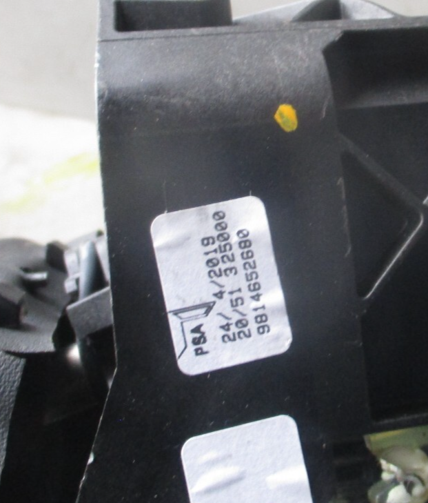 2019 PEUGEOT PARTNER 5 SPEED MANUAL GEARSTICK GEAR STICK ASSEMBLY 9814652680