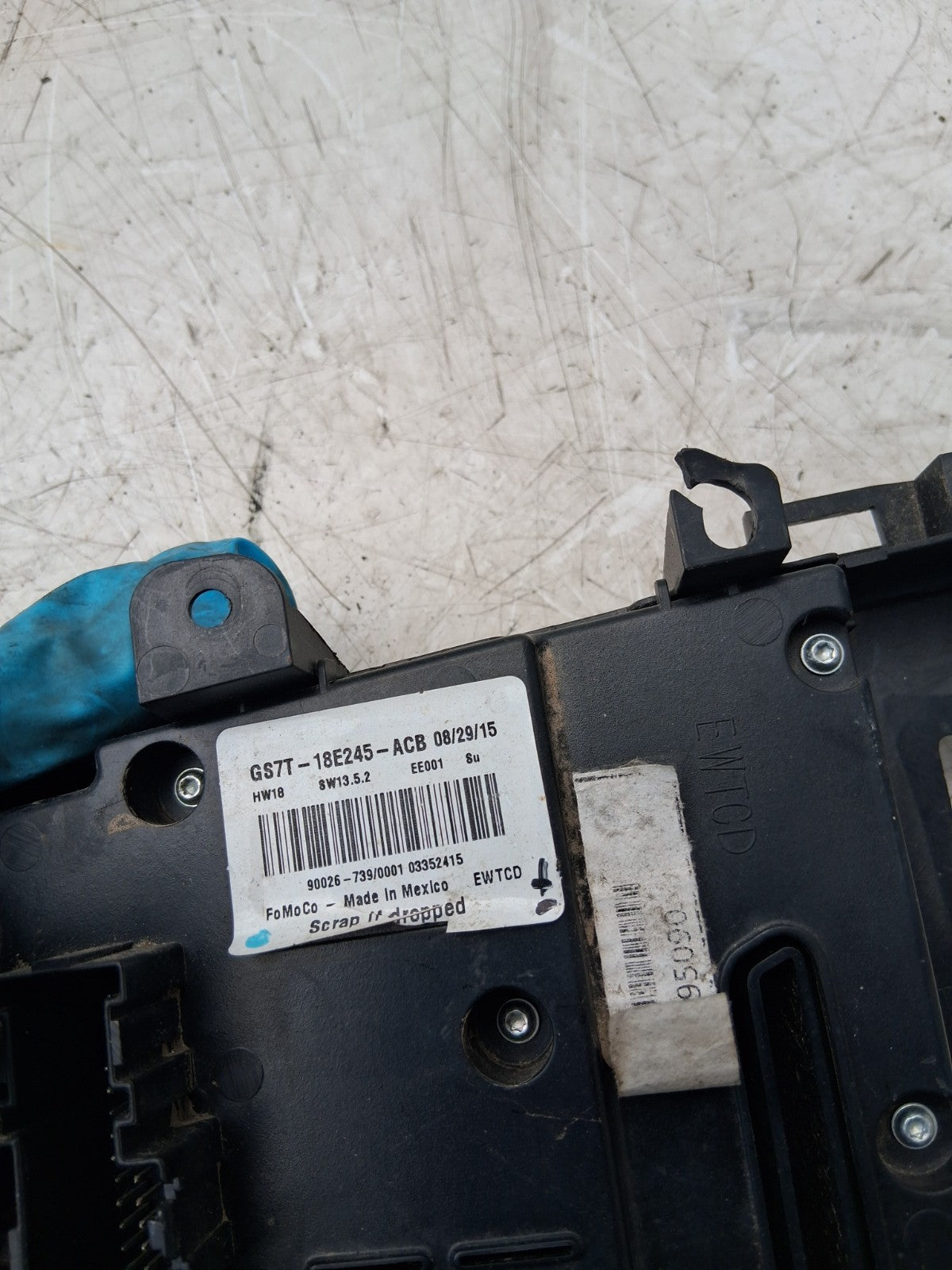2017 FORD MONDEO HEAT CONTROL SWITCH TRIM GS7T18E245ACB