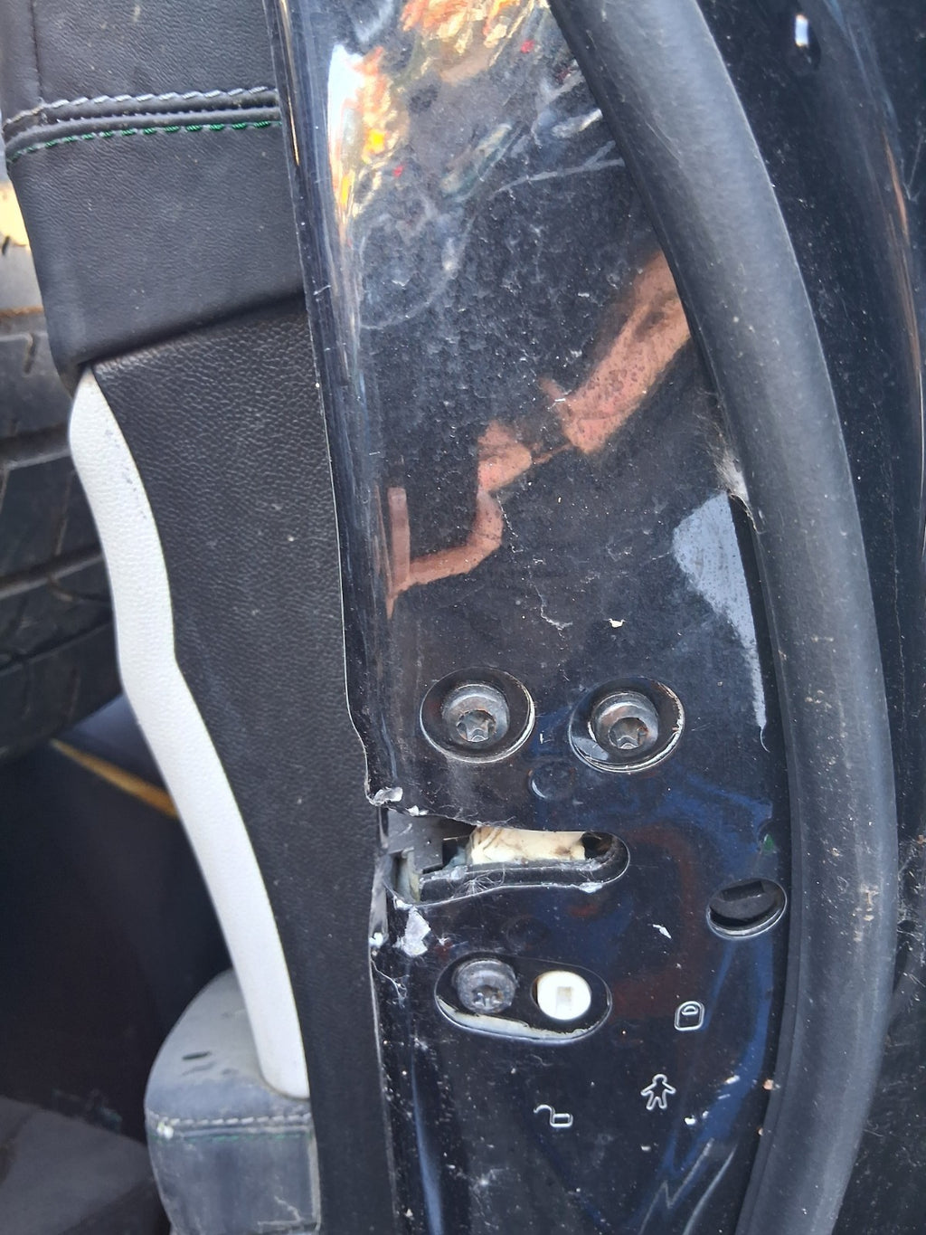 2018 ALFA ROMEO GIULIA 952 QUADRIFOGLIO OSR DRIVER SIDE REAR DOOR LOCK MECHANISM