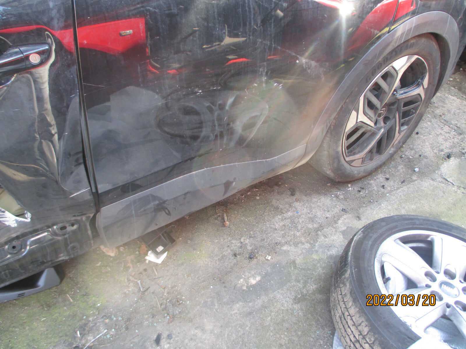 CITROEN C4 MK3 2021 NSR PASSENGER SIDE REAR DOOR PLASTIC TRIM MOULDING