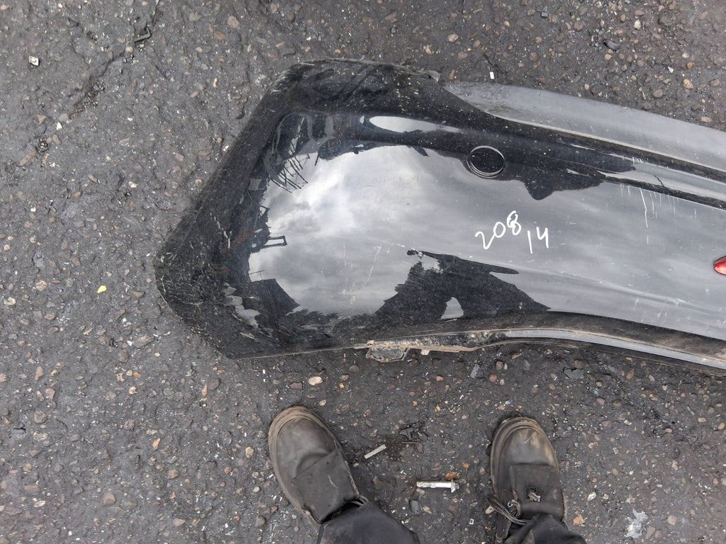 2014 PEUGEOT 208 COMPLETE REAR BUMPER PEARL BLACK KTV