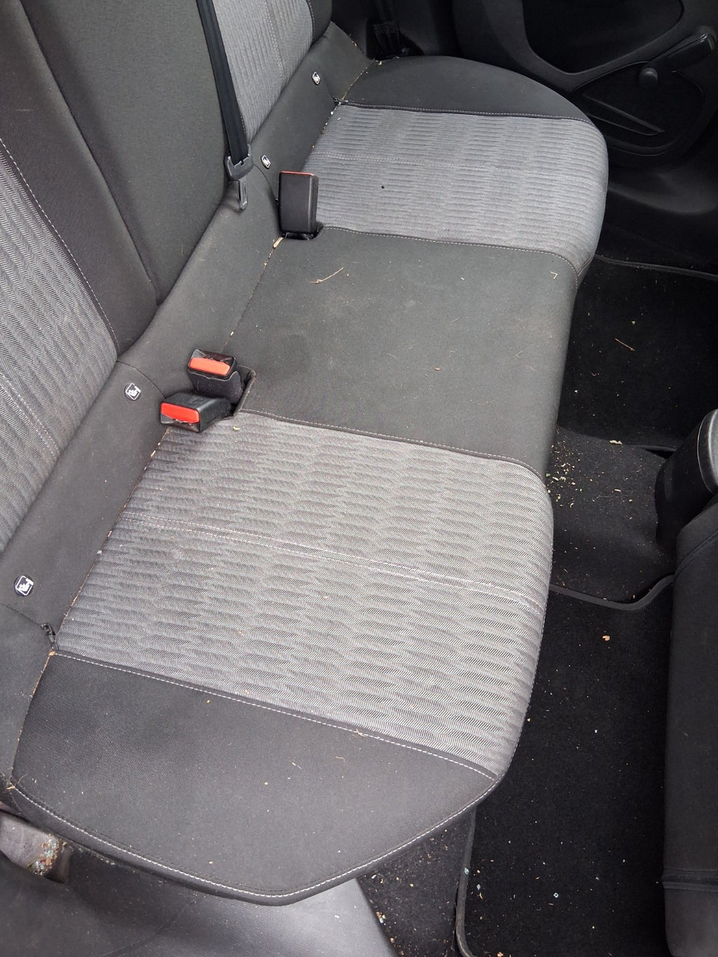 2020 VAUXHALL CORSA F HATCH REAR COMPLETE BASE AND BENCH SEAT CLOTH FABRIC