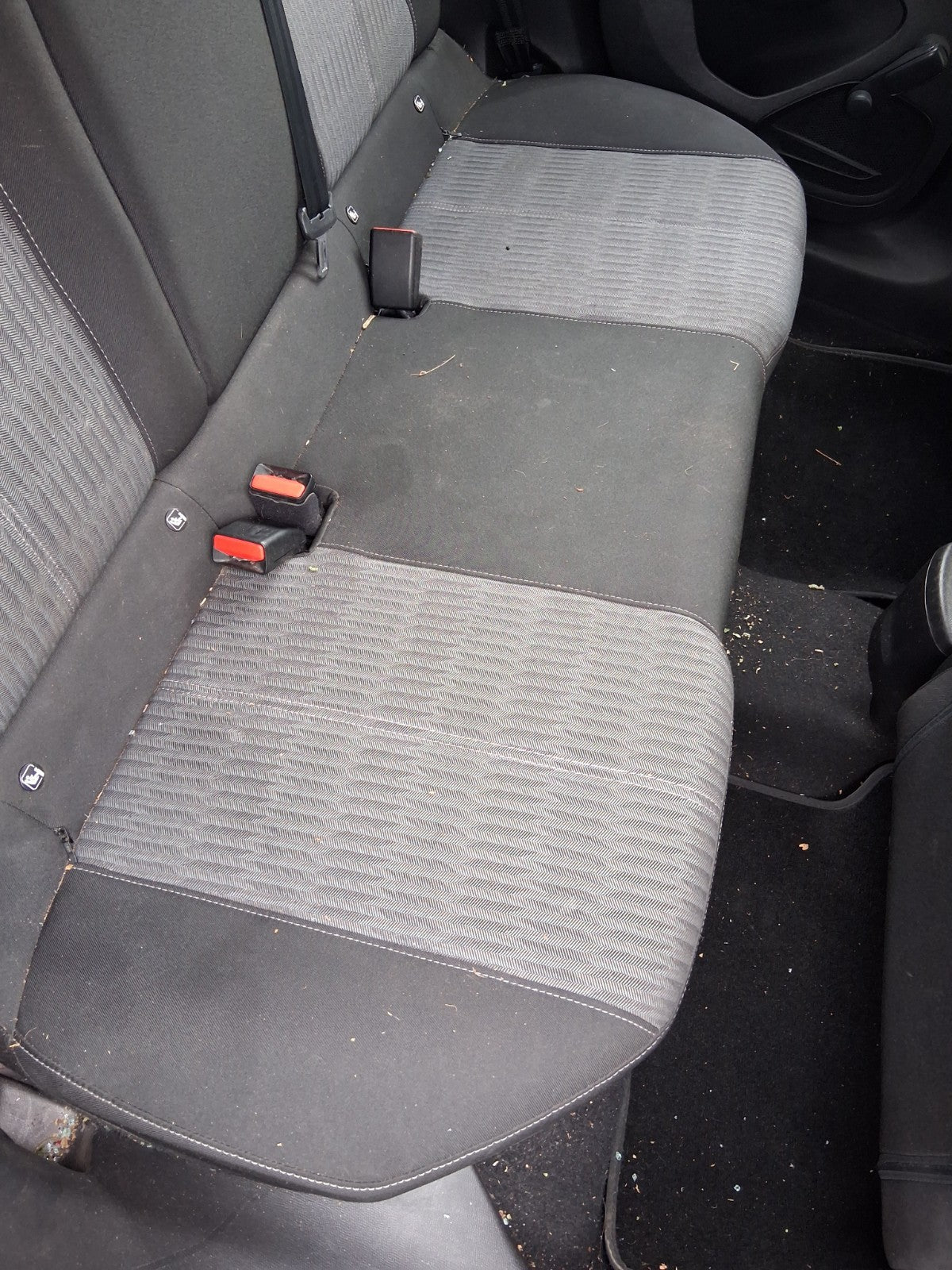 2020 VAUXHALL CORSA F HATCH REAR COMPLETE BASE AND BENCH SEAT CLOTH FABRIC