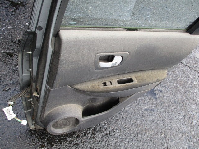 NISSAN QASHQAI J10 2012 OSR DRIVER SIDE REAR COMPLETE DOOR GREY