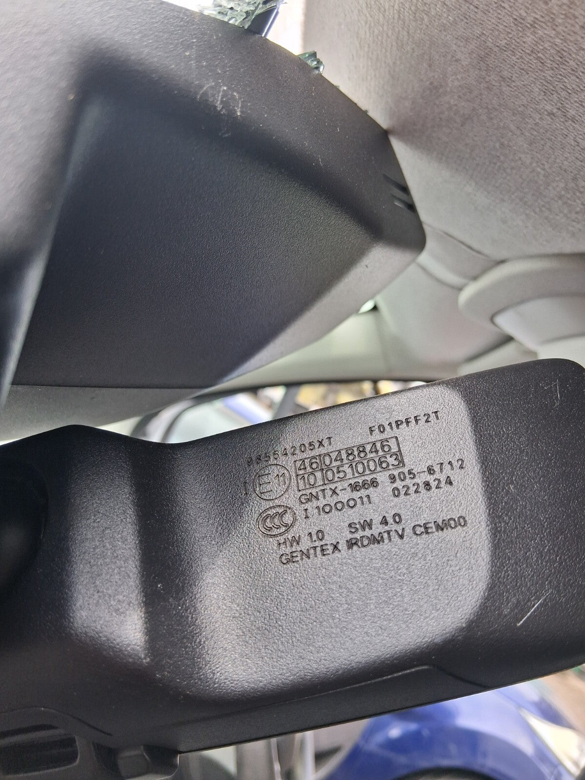 2024 TOYOTA PROACE CITY INTERIOR REAR VIEW MIRROR CAMERA SCREEN 98554205XT