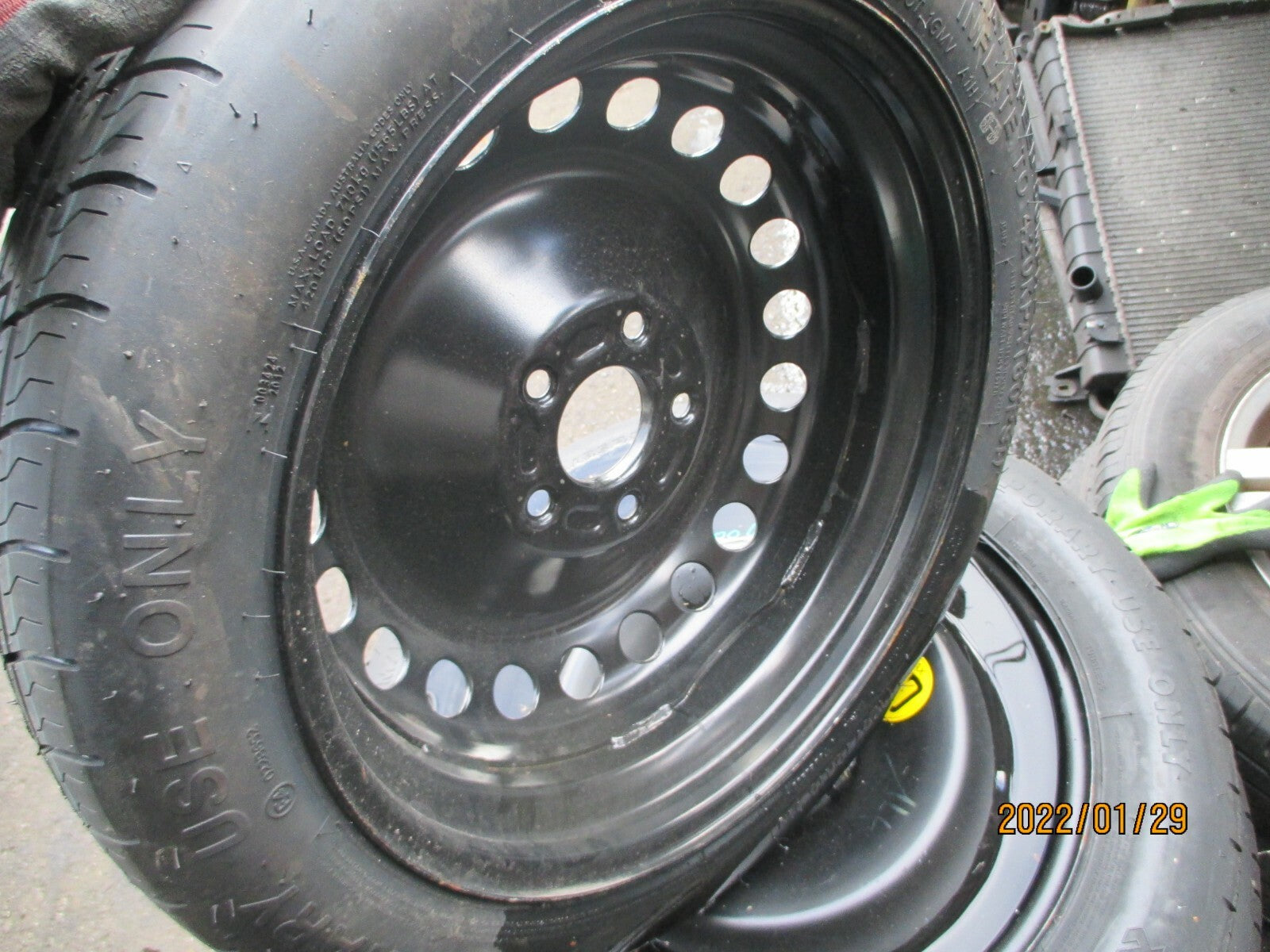 FORD FOCUS 2017 16 INCH SPACESAVER WHEEL WITH TYRE T125/70R16