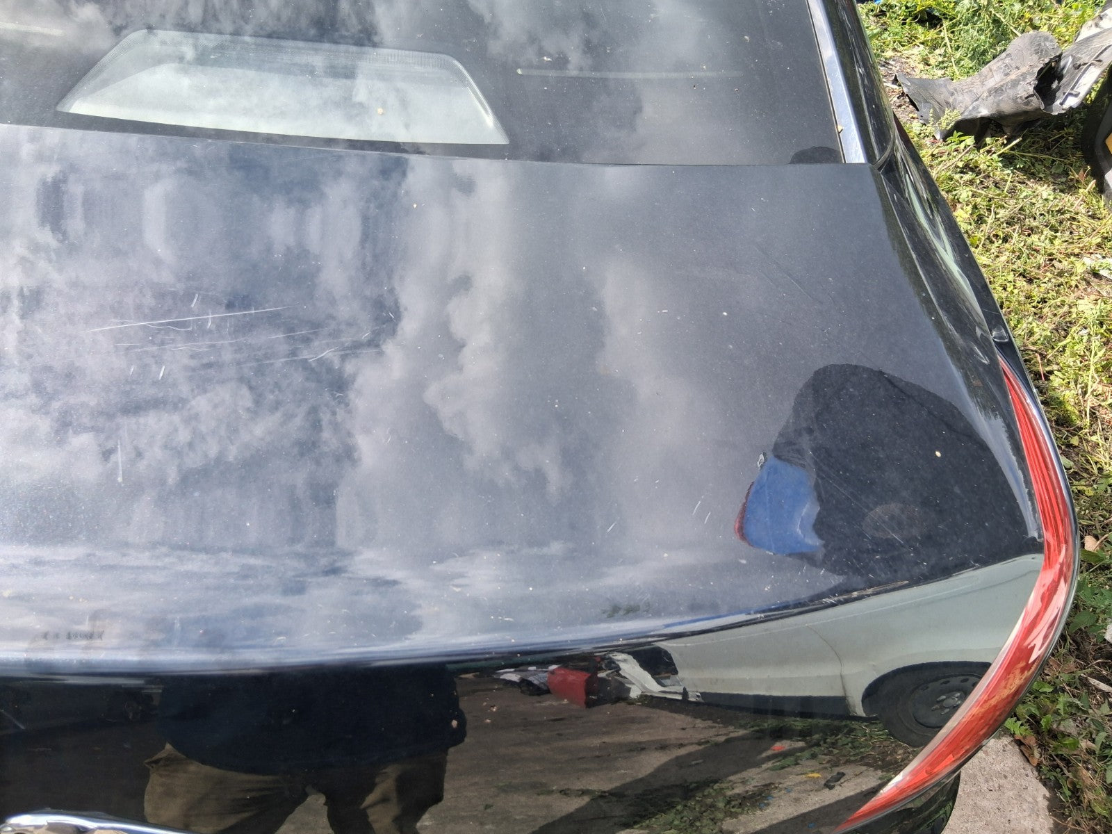 2012 JAGUAR XJ X351 COMPLETE REAR TAILGATE BOOTLID MIDNIGHT BLACK MET PEF