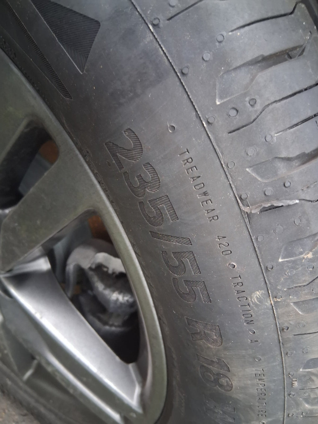 2025 MERCEDES BENZ GLA 180 H247 18 INCH ALLOY WHEEL WITH TYRE 235/55R18