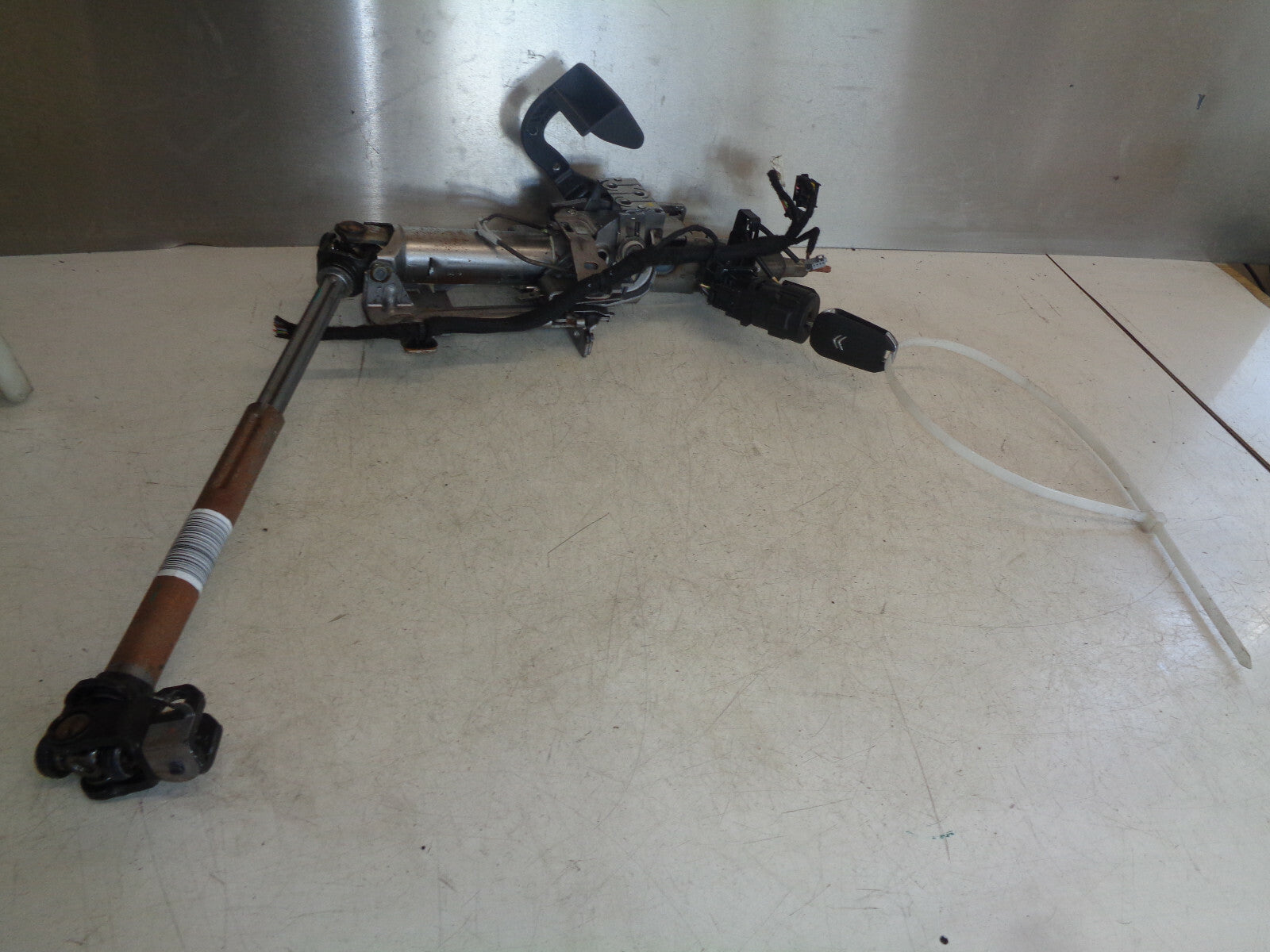 CITROEN C5 AIRCROSS 2019 1.5 DIESEL STEERING COLUMN WITH IGNITION BARREL + KEY