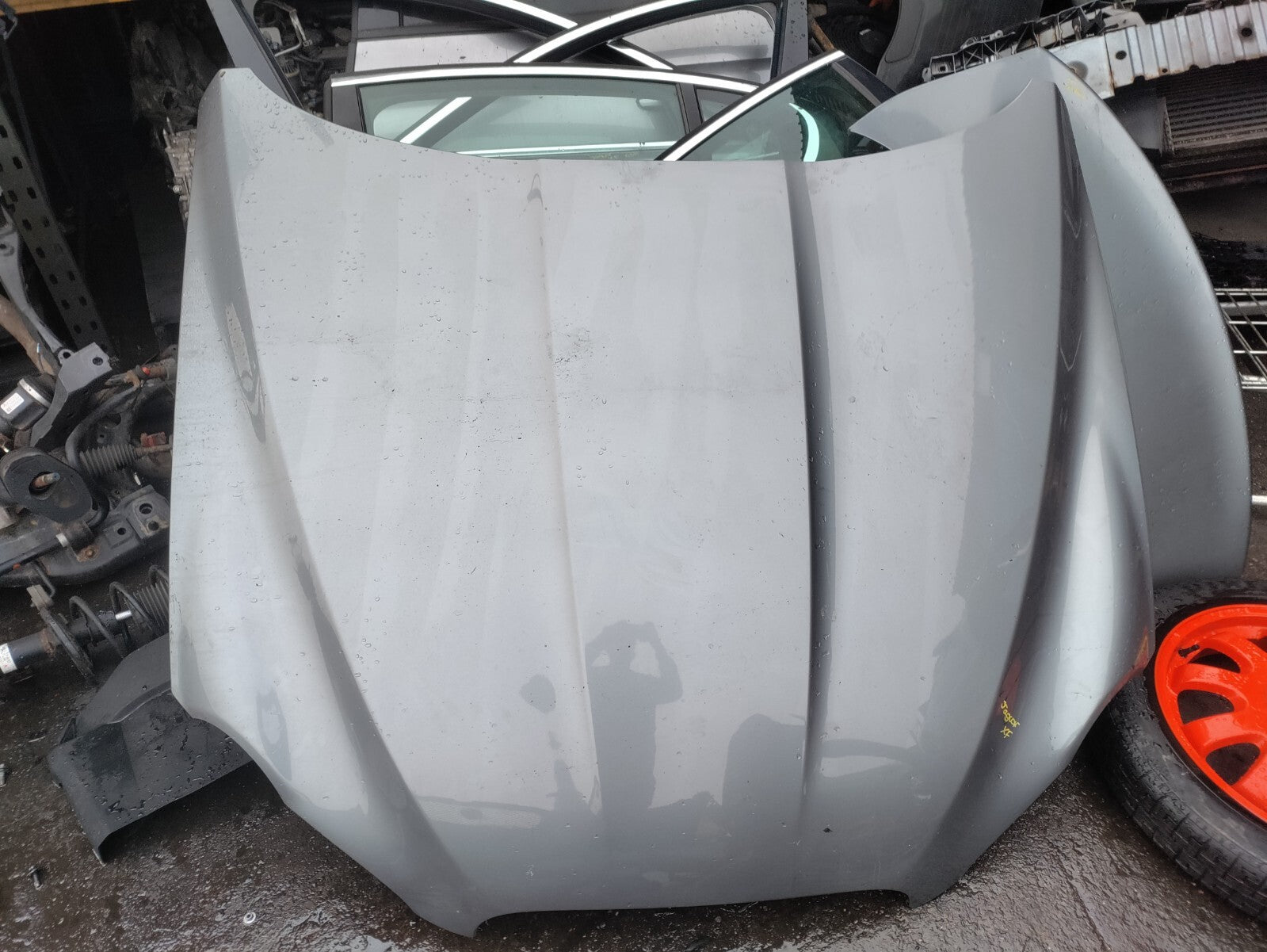 2009 JAGUAR XF X250 FRONT BONNET HOOD PANEL SILVER