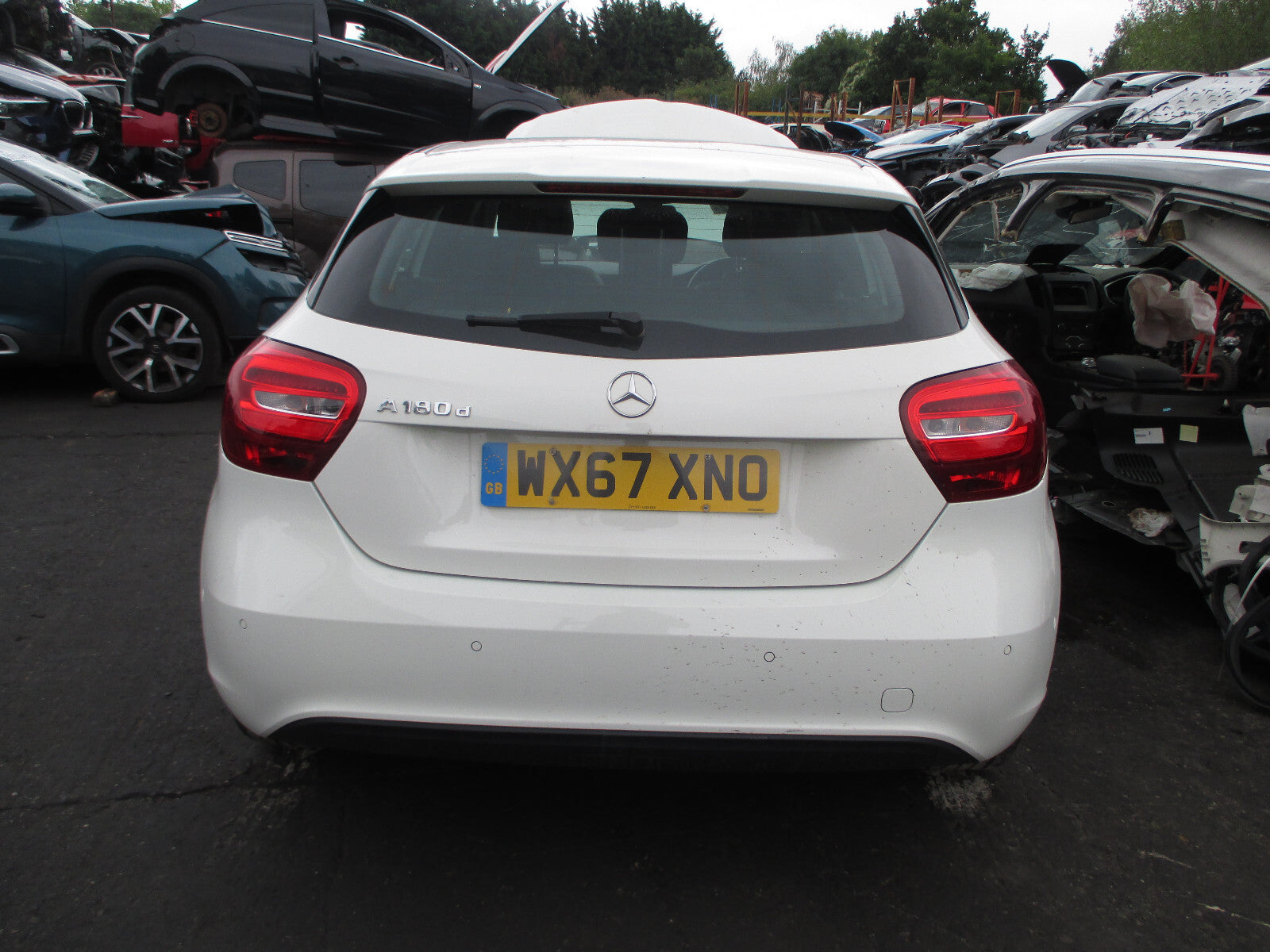 MERCEDES BENZ A CLASS 2017 DASHBOARD PASSENGER SIDE AIRBAG