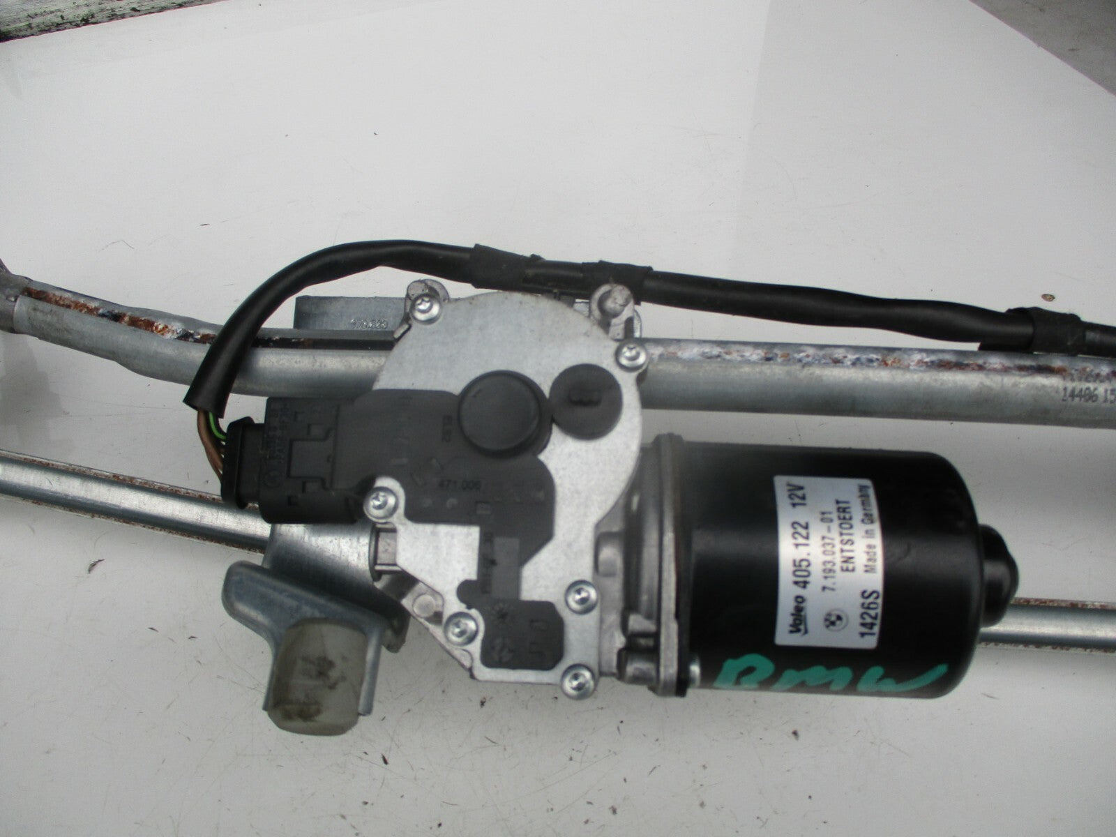 BMW 1 SERIES E87 2006 FRONT WINDSCREEN WIPER MOTOR LINKAGE 719303701 405122