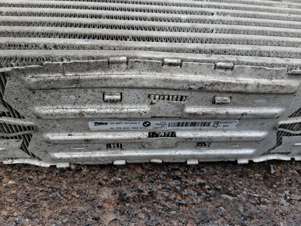 2018 BMW 3 SERIES F30 2.0 DIESEL INTERCOOLER RADIATOR AIR COOLER 7600532