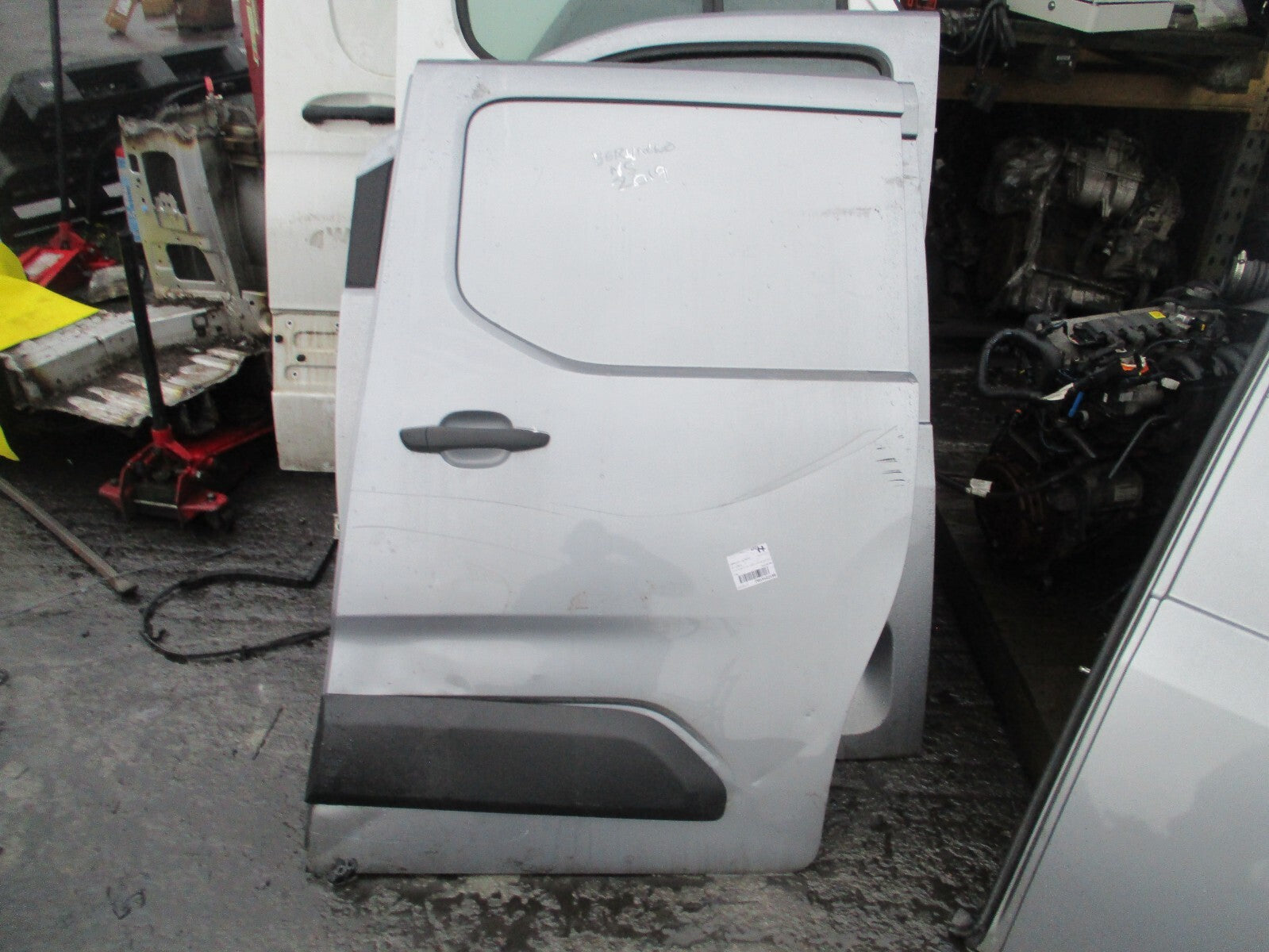 2019 CITROEN BERLINGO MK3 K9 NS PASSENGER SIDE BARE LOADING SLIDING DOOR GREY