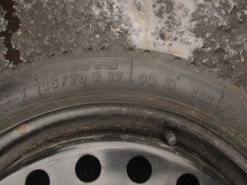 2013 VAUXHALL INSIGNIA MK1 17 INCH SPACESAVER WHEEL WITH TYRE 125/70R17