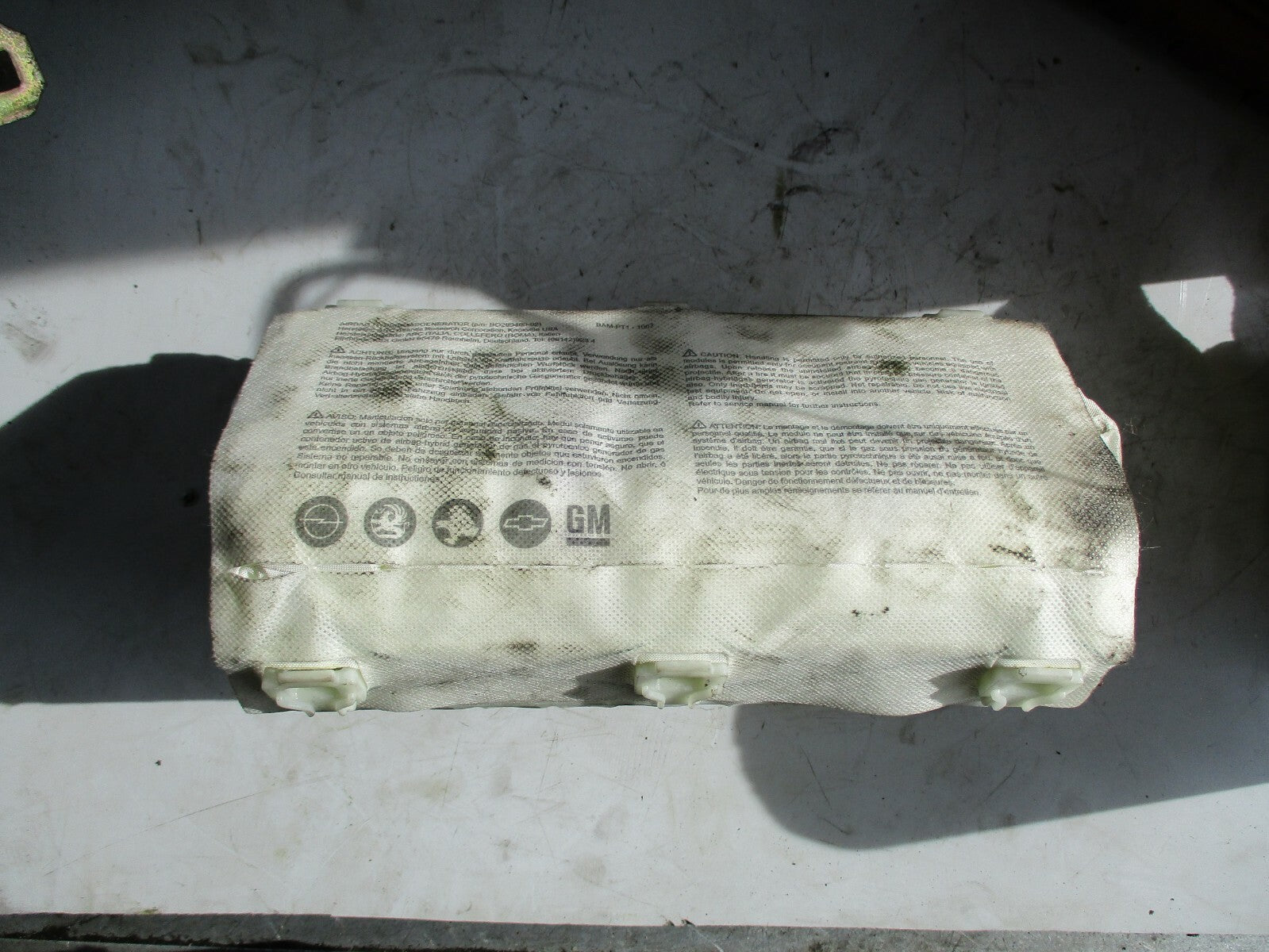 VAUXHALL ASTRA H MK5 NS PASSENGER SIDE DASHBOARD AIRBAG 24451349