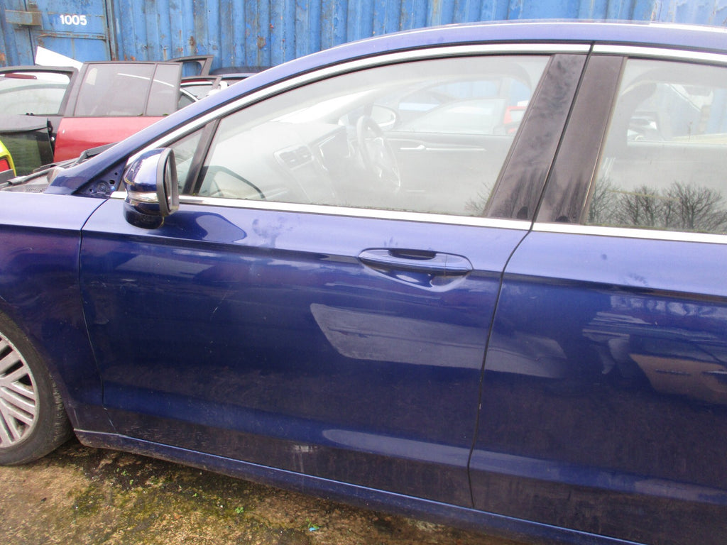 2017 FORD MONDEO MK5 NSF PASSENGER SIDE FRONT BARE DOOR BLUE LD