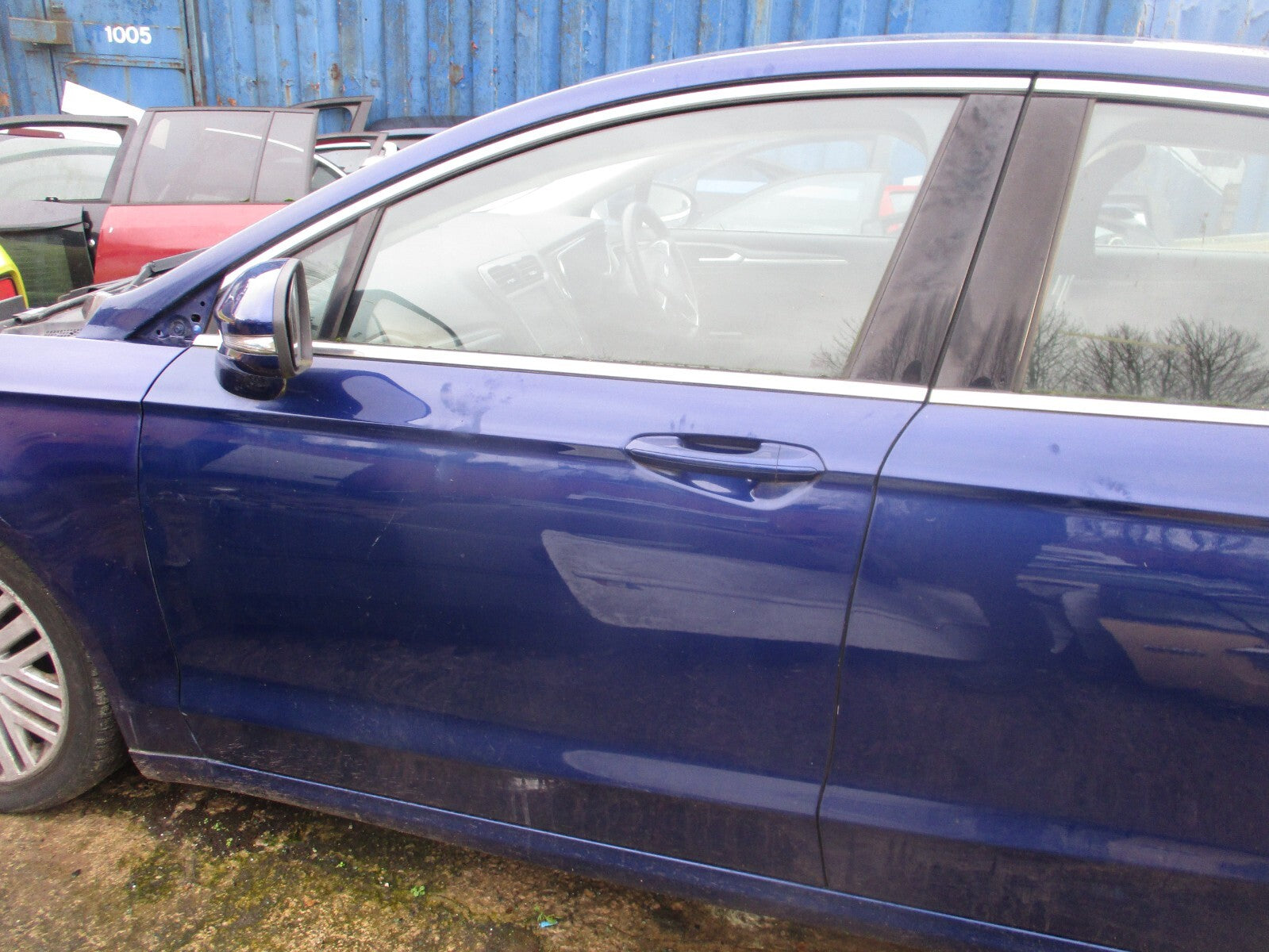 2017 FORD MONDEO MK5 NSF PASSENGER SIDE FRONT BARE DOOR BLUE LD
