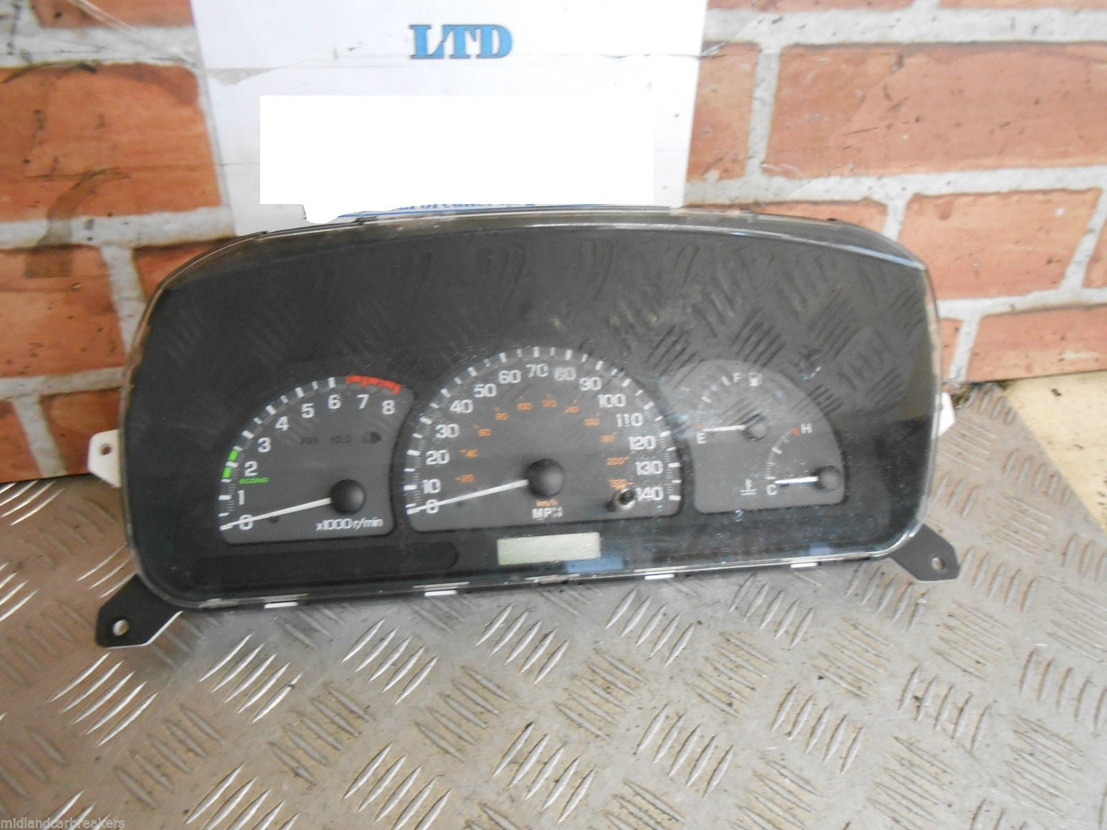 DAEWOO TACUMA 2004 1.6 16V SPEEDO CLOCKS DIALS INSTRUMENT CLUSTER 96427162