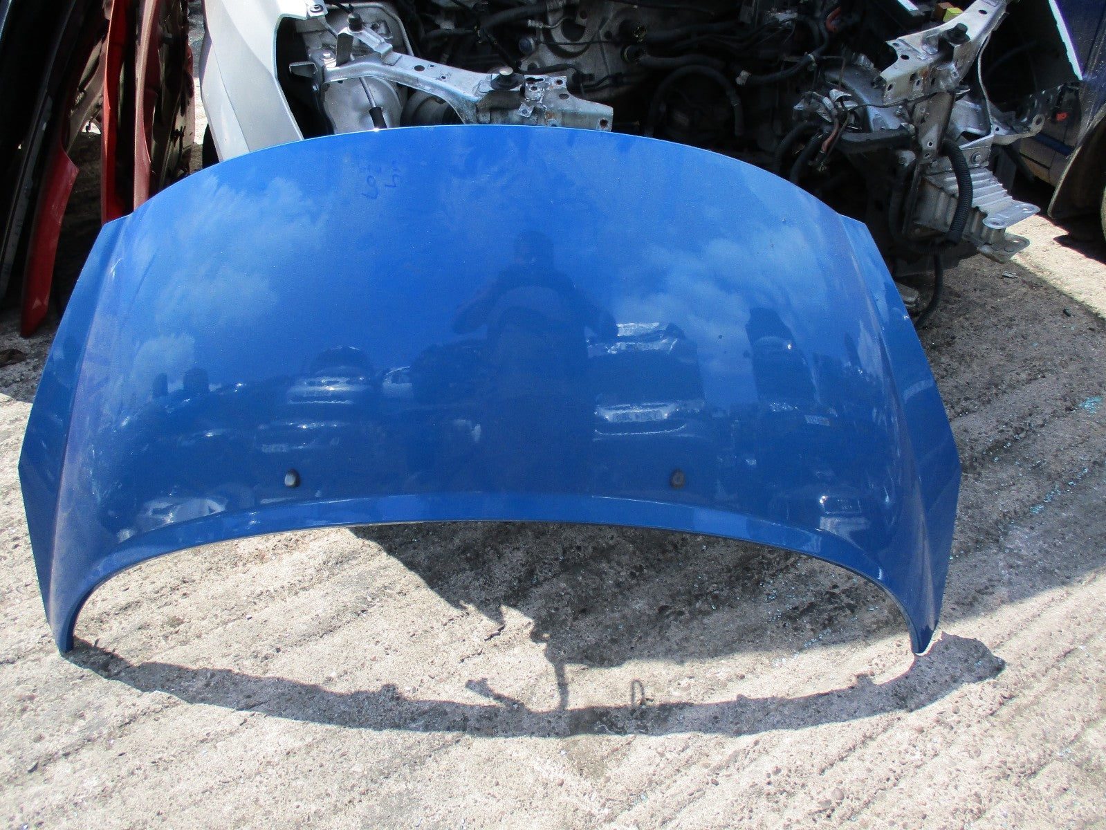 PEUGEOT 207 PRE FACELIFT BONNET BLUE