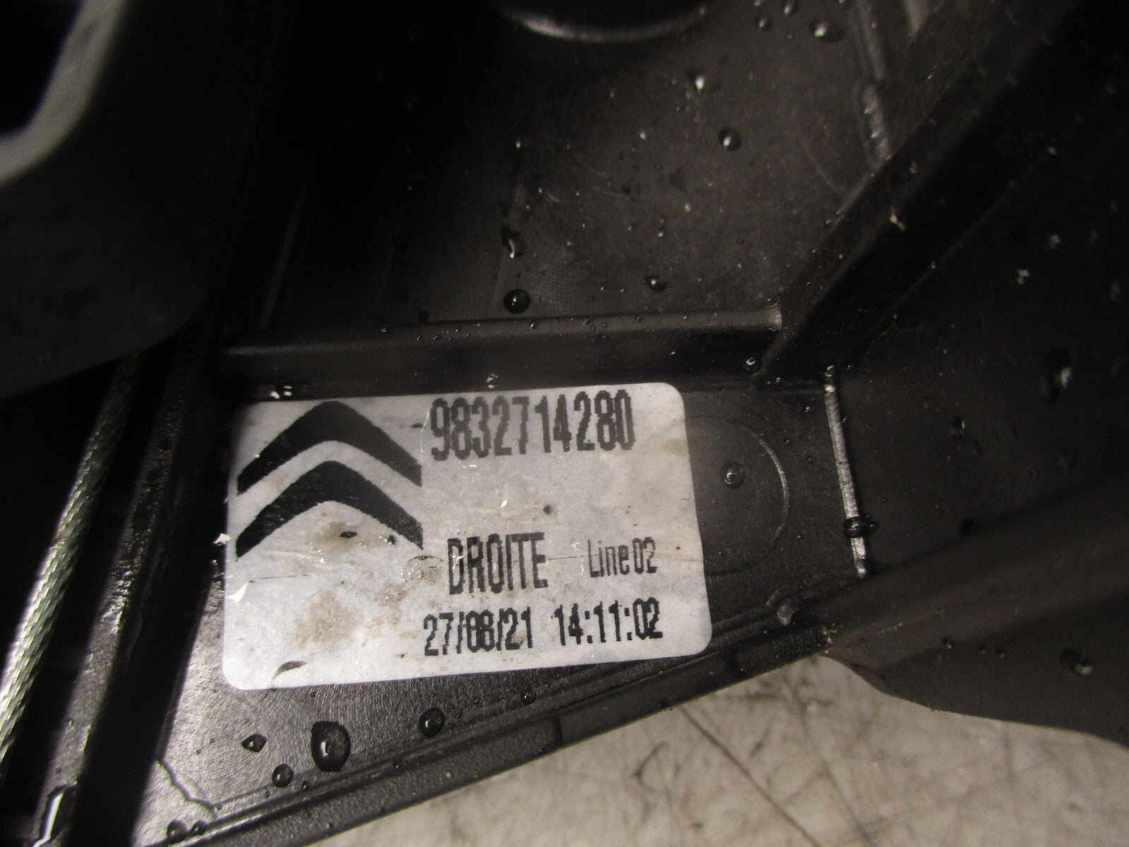 2021 CITROEN C4 MK3 OSR DRIVER REAR ELECTRIC WINDOW MOTOR & REGULATOR 9832714280