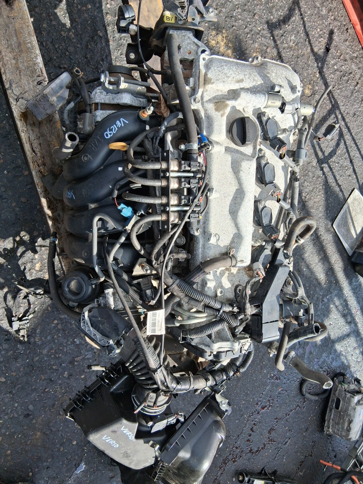 2017 TOYOTA VERSO 1.6 BI FUEL VALVEMATIC COMPLETE ENGINE 1ZR FAE 1ZR-FAE