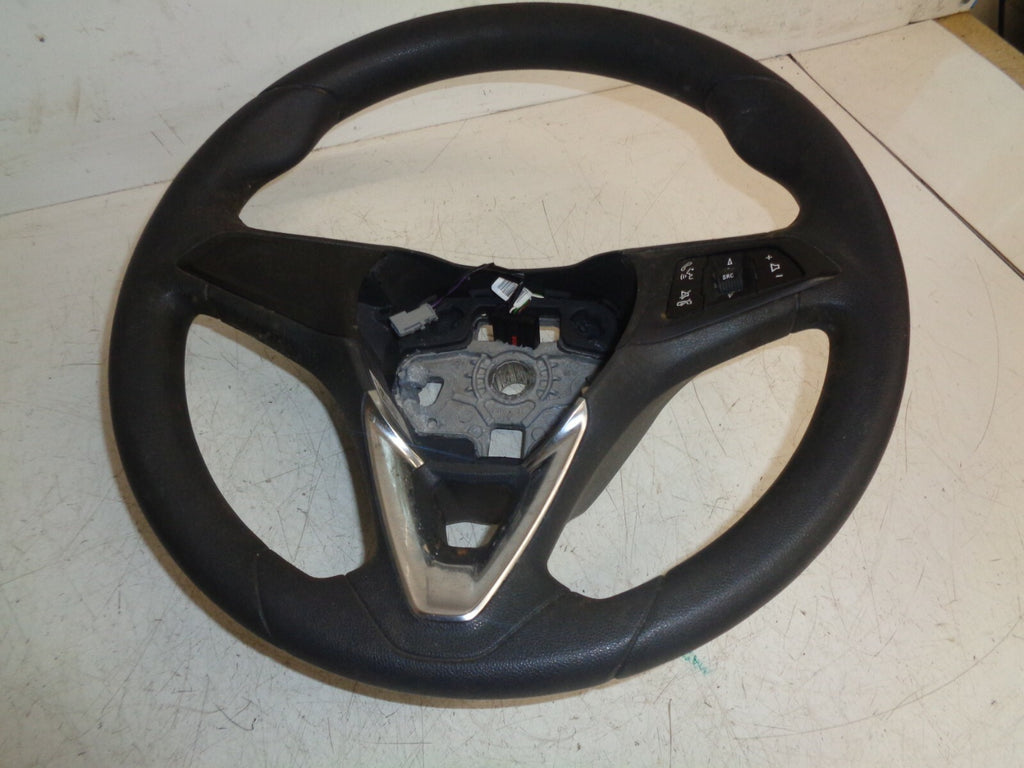 VAUXHALL CORSA E 2015-ONWARDS MULTI FUNCTION STEERING WHEEL 39035987