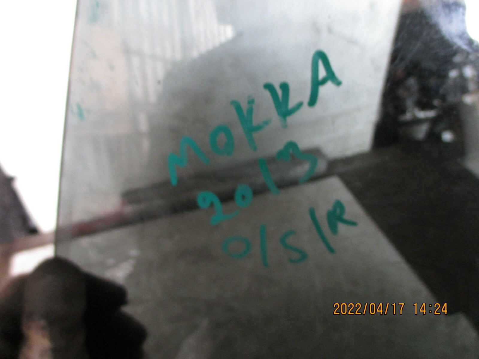 VAUXHALL MOKKA 2013 MK1 OSR REAR DRIVER SIDE WINDOW GLASS