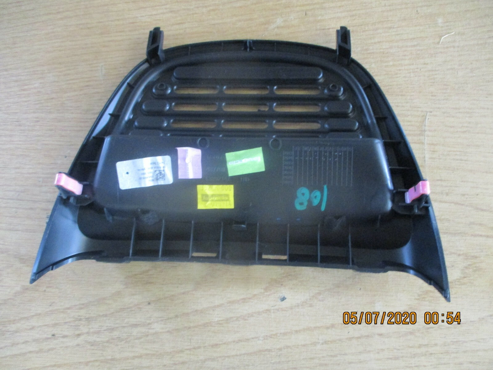 PEUGEOT 108 MK2 2014 1.0 PETROL CENTRE DASH TOP GRILL COIN TRAY 1389214X