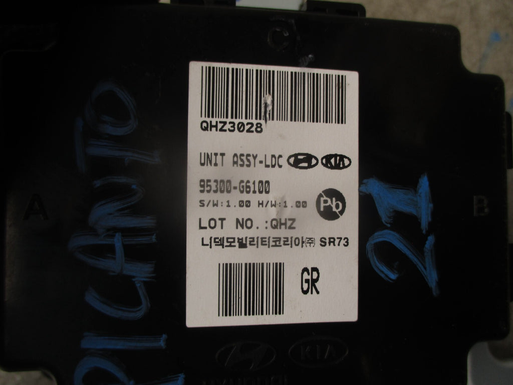 2021 KIA PICANTO MK3 1.0 PETROL LDC CONTROL MODULE 95300G6100