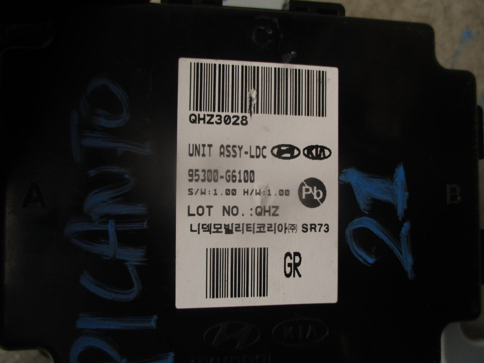 2021 KIA PICANTO MK3 1.0 PETROL LDC CONTROL MODULE 95300G6100