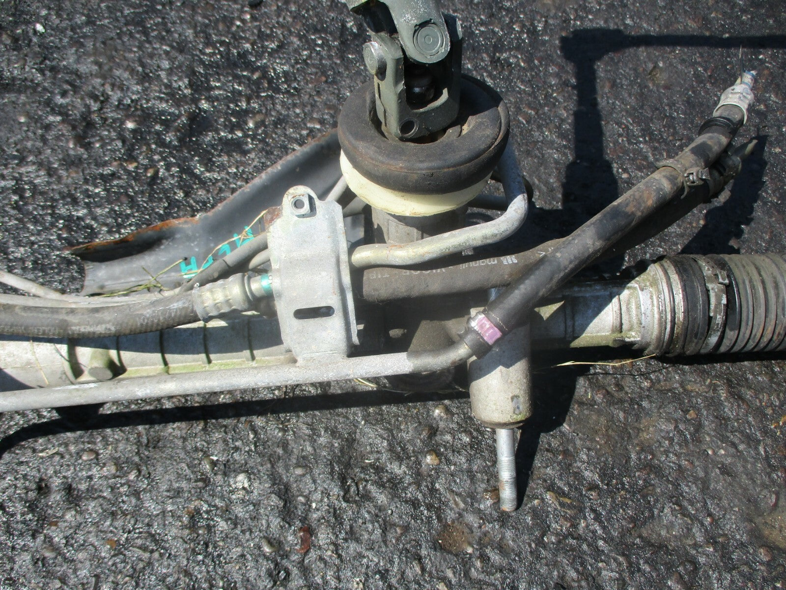 ALFA ROMEO 166 2000 COMPLETE FRONT STEERING RACK UJ UNIVERSAL JOINT ASSEMBLY
